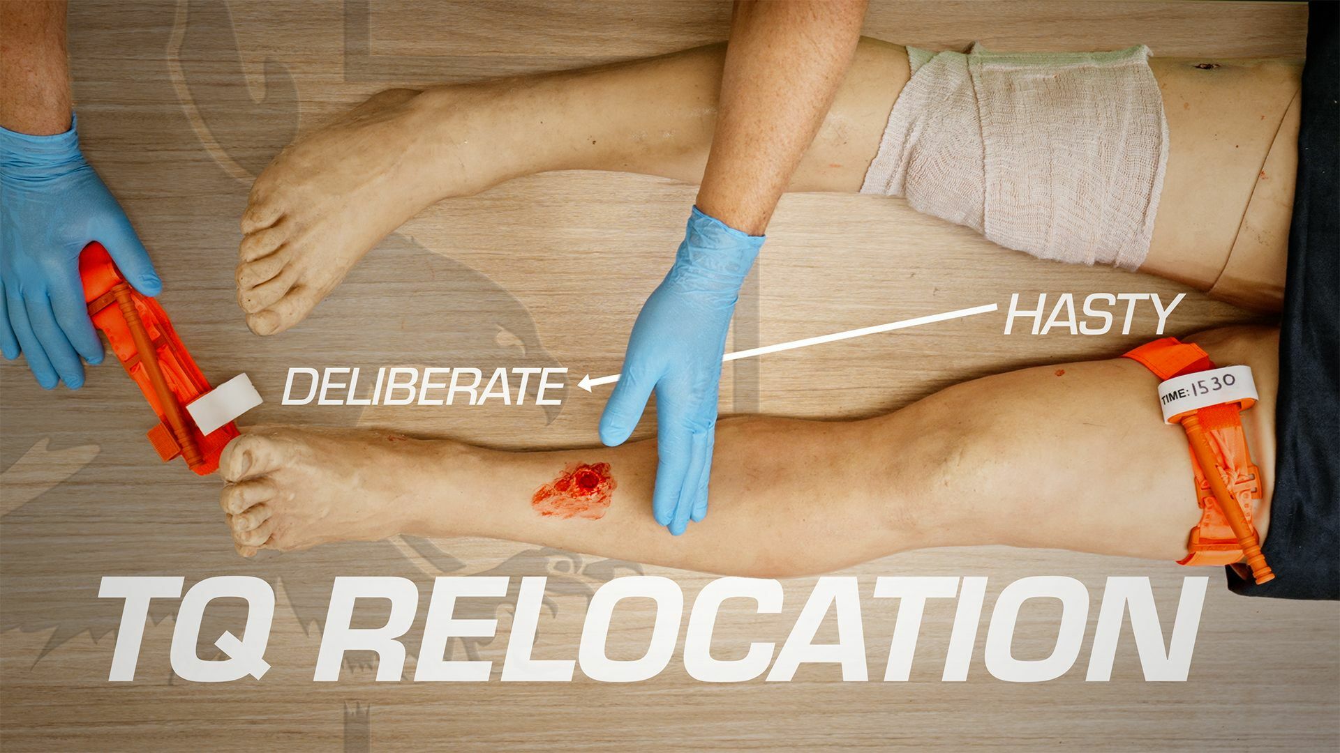 Tourniquet Relocation: Hasty to Deliberate