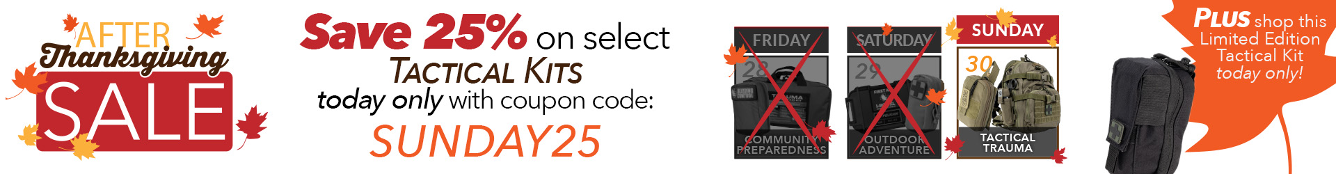 2025 After Thanksgiving Sale | Sunday | Tactical