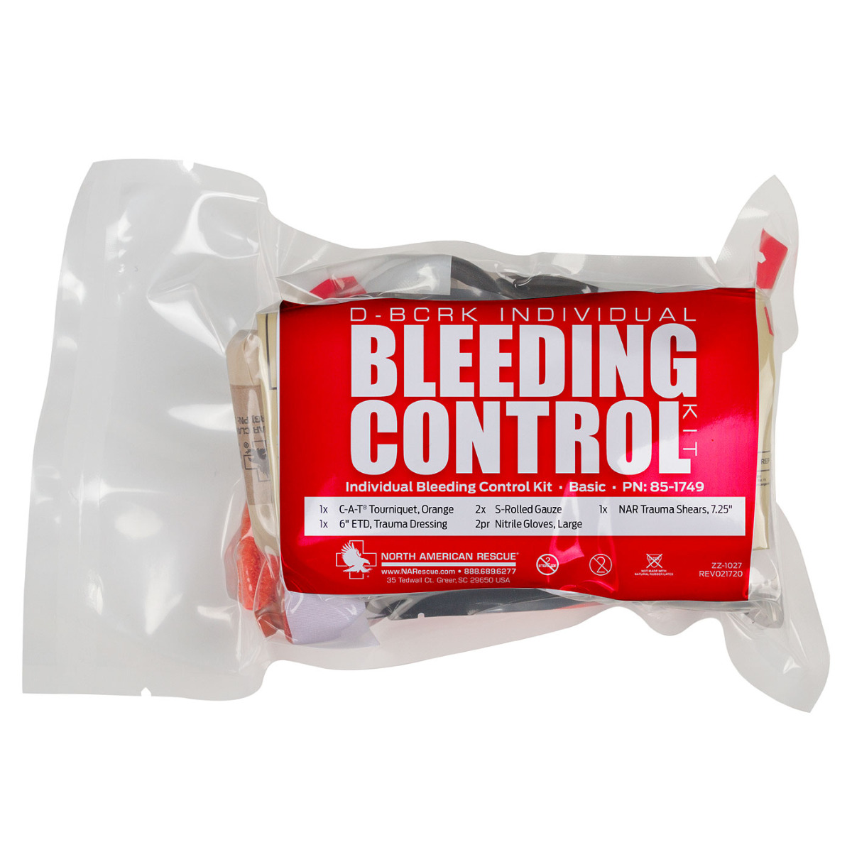 D-BCRK Individual Bleeding Control Kits - Vacuum Sealed