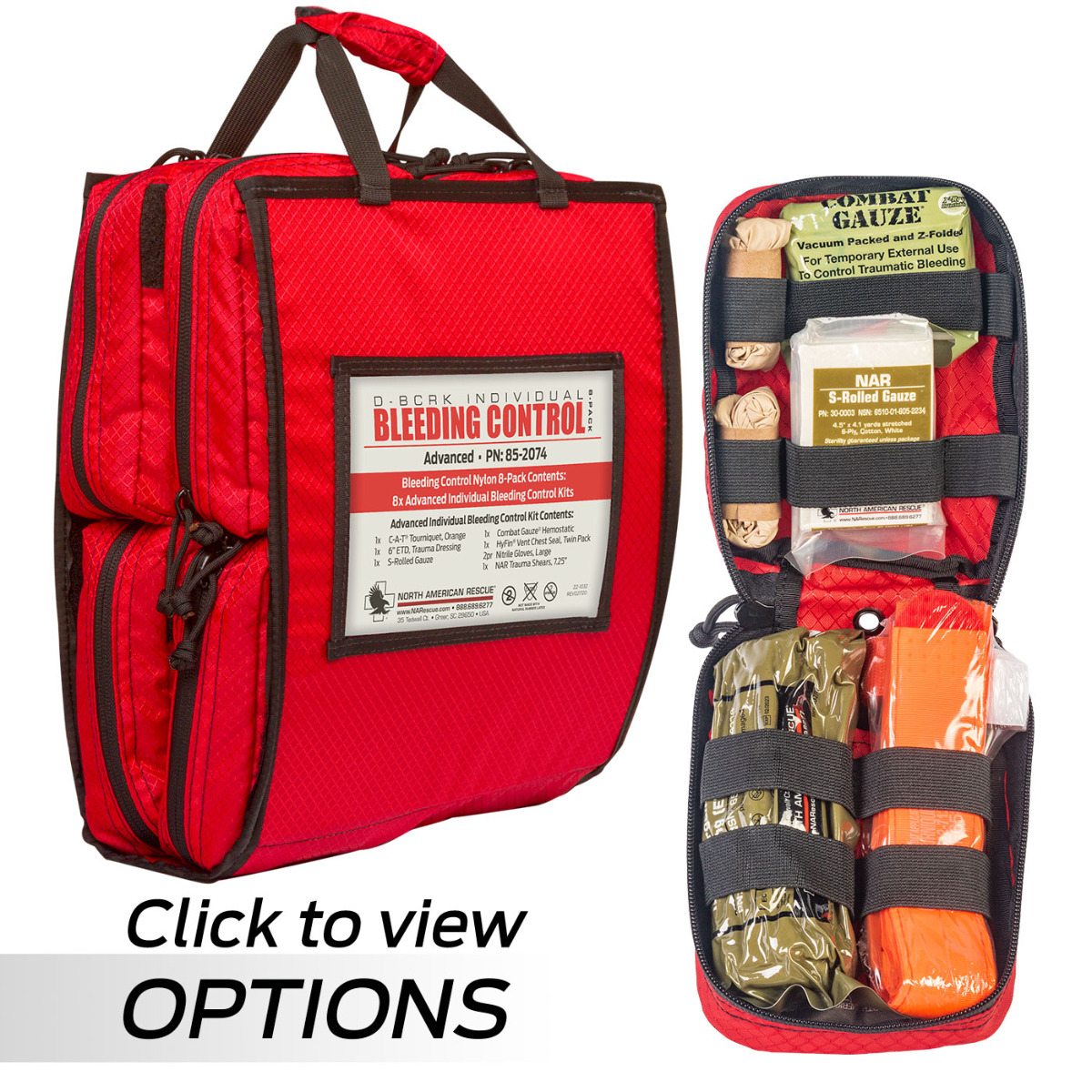 D-BCRK Bleeding Control 8-Packs - Nylon