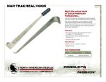 NAR Tracheal Hook Product Information Sheet