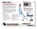 King LTS-D Product Information Sheet