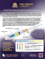 Pneumothorax Decompression Indicator Capnospot - Product Information Sheet