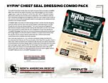 HyFin Chest Seal Dressing - Combo Pack - Product Information Sheet