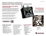 Ventis™ Medical HeroVent Emergency and Transport Ventilator - Product Information Sheet