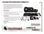 NAR BP/Stethoscope Combo Kit - Product Information Sheet