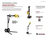 TM Portable Stand - Product Information Sheet