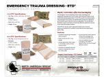 ETD - Emergency Trauma Dressing Product Information Sheet