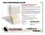 NAR Compressed Gauze Product Information Sheet