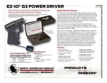 EZ-IO G3 Power Driver Product Information Sheet