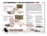 ETD - Flat Emergency Trauma Dressing Product Information Sheet