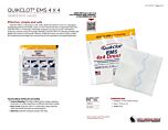 QuikClot EMS 4x4 Hemostatic Gauze - Product Information Sheet