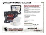 QuikClot Combat Gauze LE Product Information Sheet
