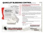 QuikClot Bleeding Control Z-Fold Product Information Sheet
