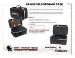 SAM IO Field Storage Case - Product Information Sheet