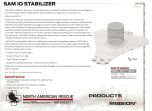 SAM IO Stabilizer - Product Information Sheet