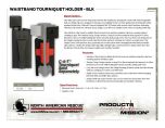 Waistband Tourniquet Holder (Black) - Product Information Sheet