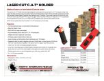 Laser Cut C-A-T Holder - Product Information Sheet