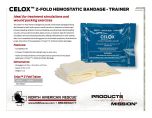 Celox Z-Fold Hemostatic Trainer Product Information Sheet