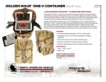 Pelican Golden Hour ONE-V Container - Product Information Sheet