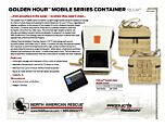 Pelican Golden Hour Mobile Series Containers - Product Information Sheet