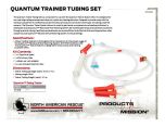Quantum Trainer Tubing Set - Product Information Sheet