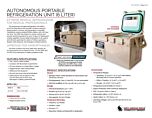 Autonomous Portable Refrigeration Unit (APRU) - 6 Liter - Product Information Sheet