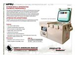 Autonomous Portable Refrigeration Unit (APRU) - 6 Liter - Product Information Sheet