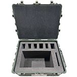 APRU Custom Foam Transport Box - open, front facing