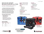 DELTA ICE Smart Blood Cooler - 2 Liter - Product Information Sheet