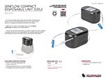 QinFlow Compact Disposable Unit (CDU) - Box of 12 - Product Information Sheet