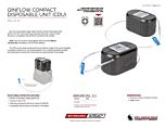 QinFlow Compact Disposable Unit (CDU) - Box of 12 - Product Information Sheet