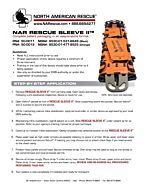 NAR Rescue Sleeve II Instructions for Use