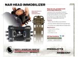 NAR Head Immobilizer Product Information Sheet