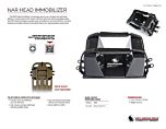 NAR Head Immobilizer - Product Information Sheet