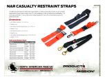 NAR Casualty Restraint Straps Product Information Sheet