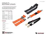 Casualty Restraint Straps Product Information Sheet