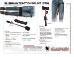 Slishman Traction Splint - Product Information Sheet