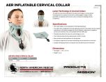AER INFLATABLE CERVICAL COLLAR PRODUCT INFORMATION SHEET