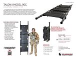 Talon II Model 90C Collapsible Handle Litter Product Information Sheet