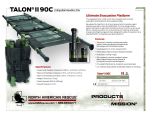 Talon II Model 90C Collapsible Handle Litter Product Information Sheet