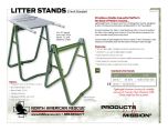 Litter Stands 33 in. - Product Information Sheet