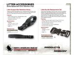Litter Accessories Product Information Sheet