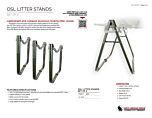 OSL Litter Stands - Product Information Sheet