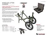Wheeled Litter Carrier Product Information Sheet