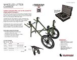 Wheeled Litter Carrier Product Information Sheet