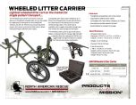 Wheeled Litter Carrier Product Information Sheet