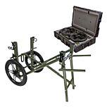 Wheeled Litter Carrier with Case - showing wheeled litter with carrier