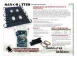 NAR K-9 Litter and Accessories Product Information Sheet