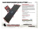 NAR Responder QuikLitter Product Information Sheet